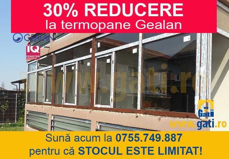 FABRICĂ Termopane Gealan ǁ Acum 30% REDUCERE în BOLINTIN Vale