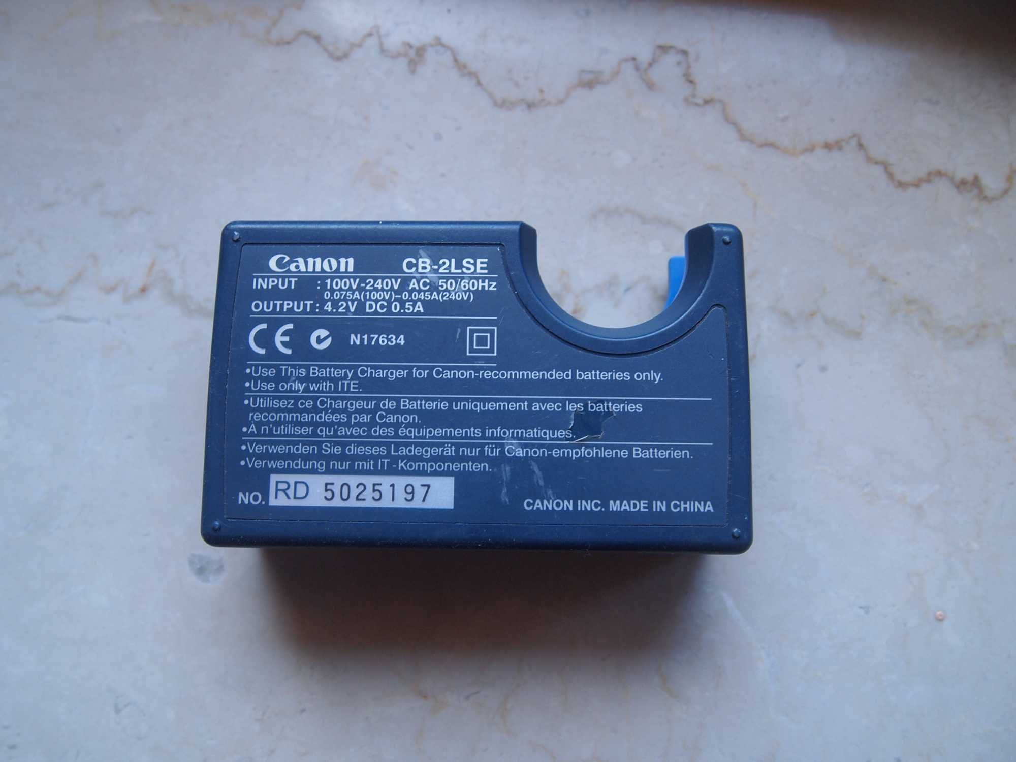 Incarcator de baterii-acumulator Canon CB-2LSE