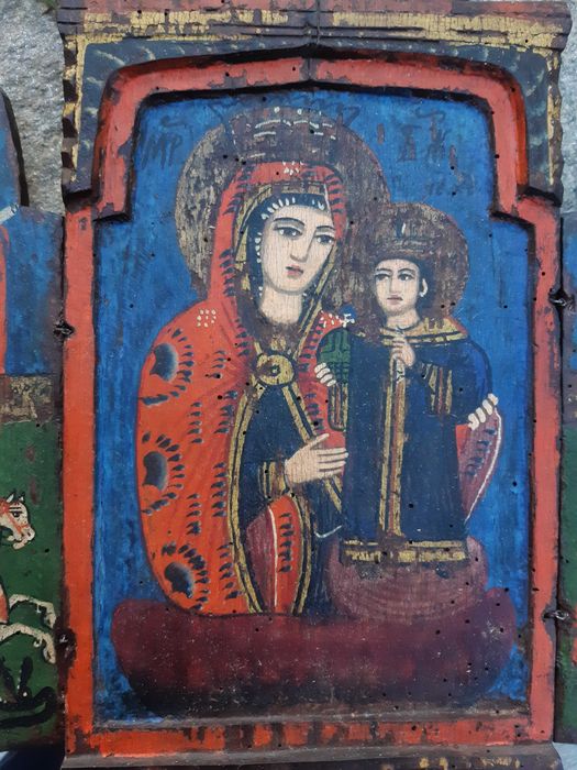 Страра Домашна Икона Триптих