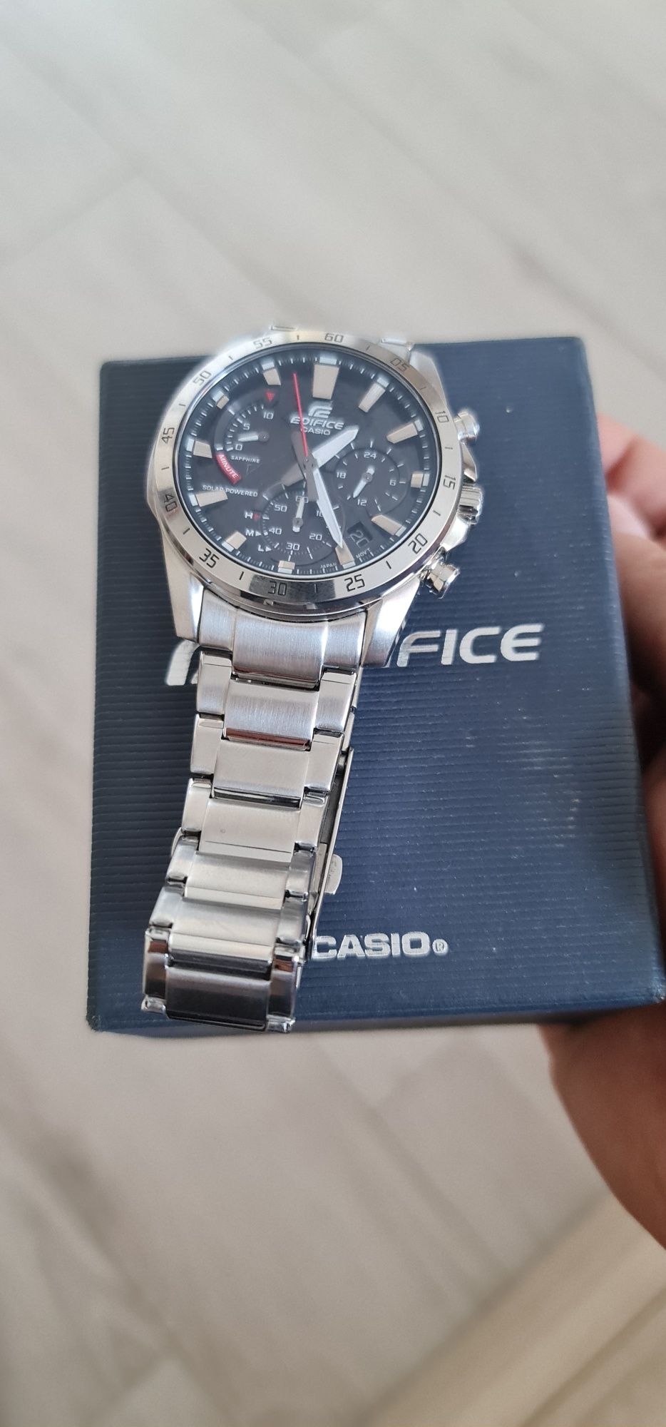 Casio edifice sapphire cristal