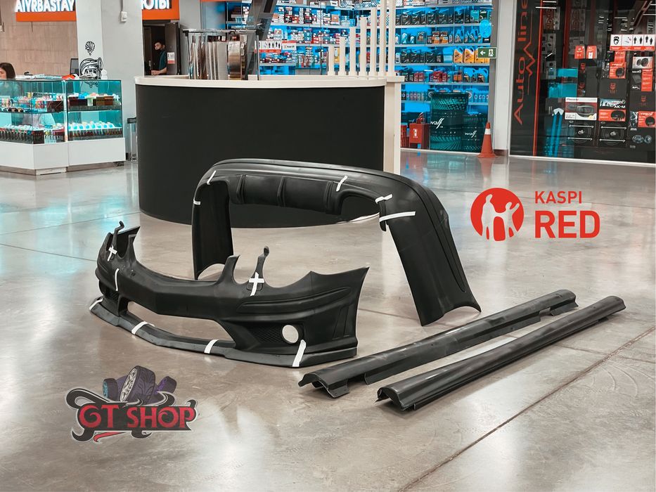 Передний задний бампер пороги мерс 211,тюнинг мерседес е63 спойлер