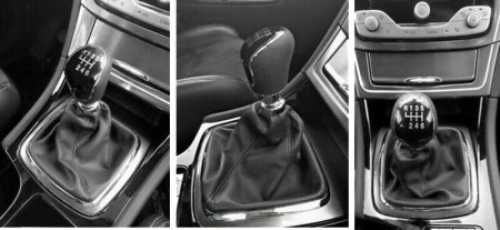 Кожена топка скоростен лост за Ford Focus, Mondeo, C-Max, Kuga, S-Max