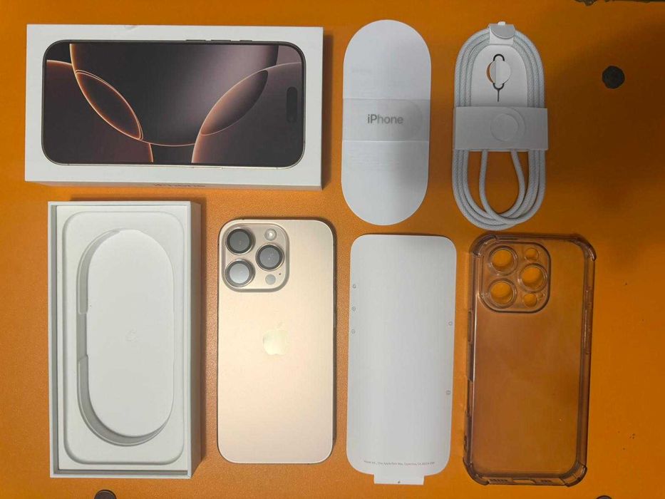 iPhone 16 PRO Desert Titanium 128 GB, ca NOU