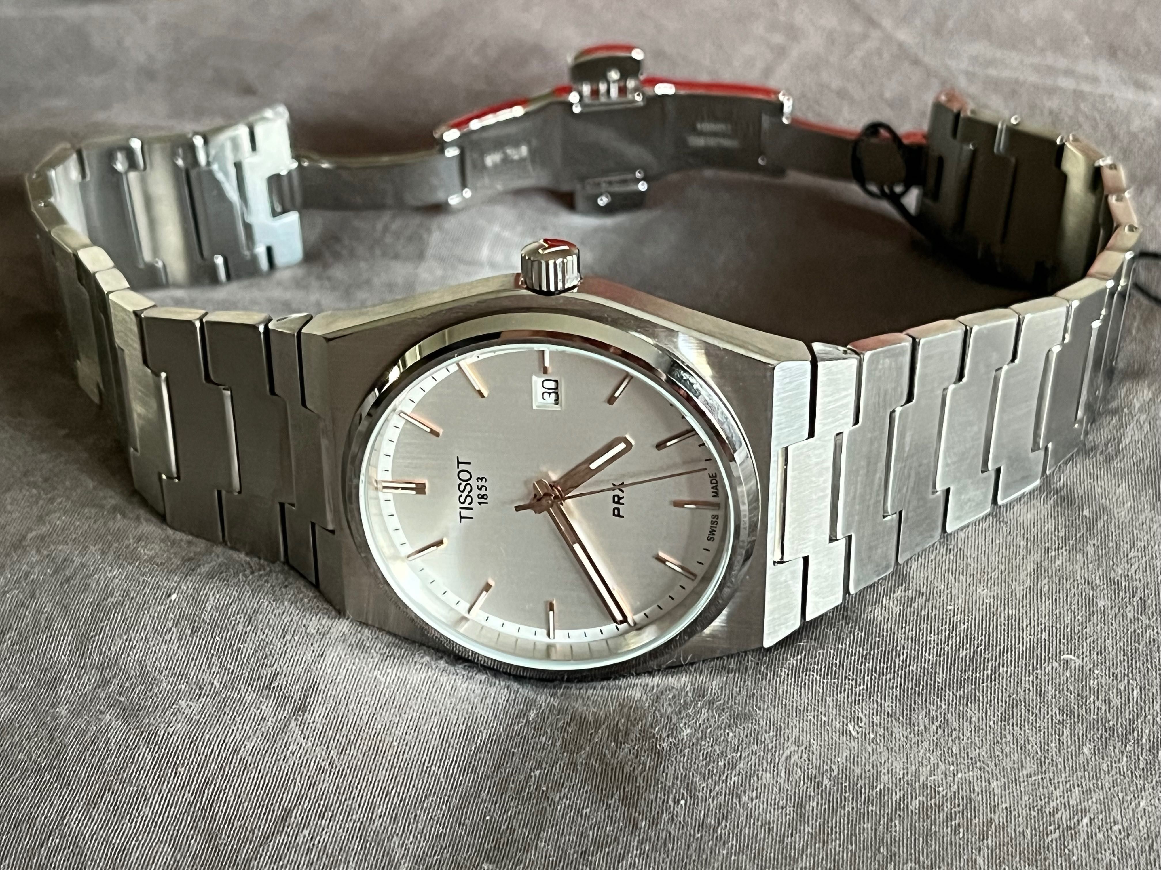 TiSSOT PRX Silver Rose