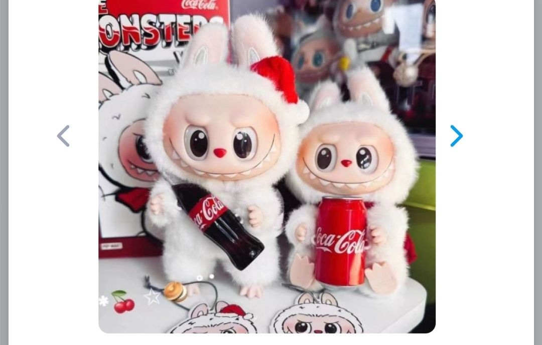 Колекционерски Labubu x Coca-Cola – Зимна лимитирана серия Pre order