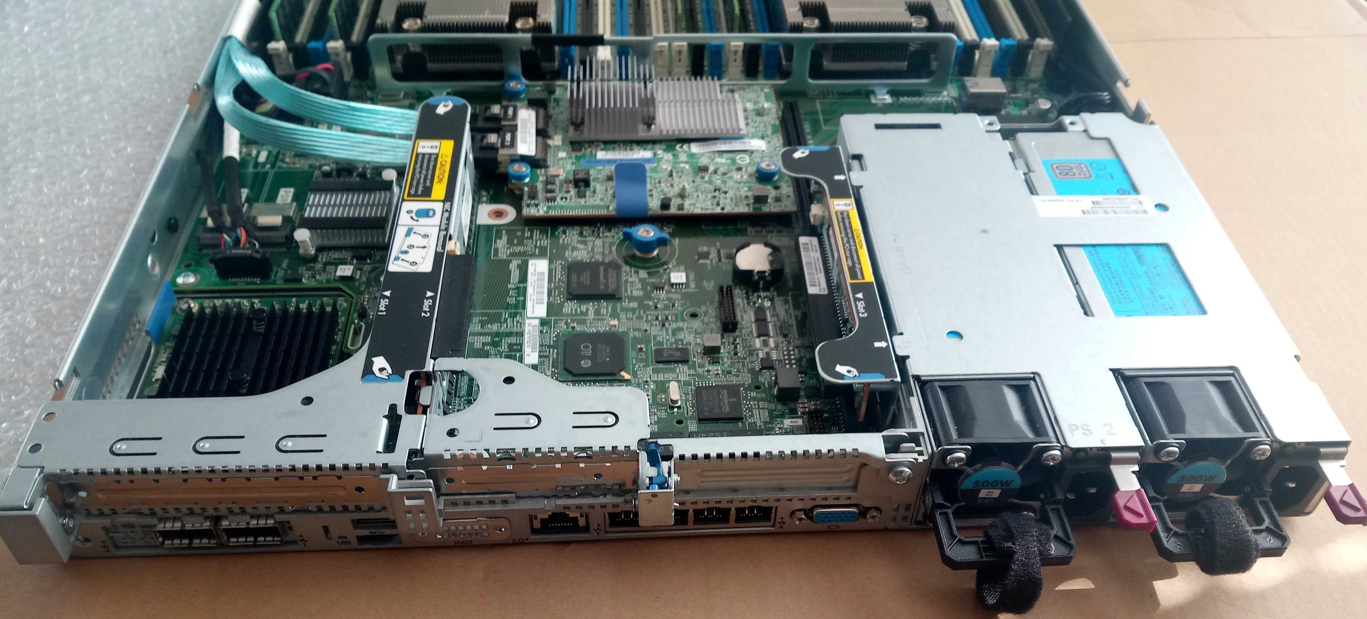 CTO: Сървър HPE DL360 Gen9 2*Xeon E5-2620v3 0GB RAM Smart Array RAID