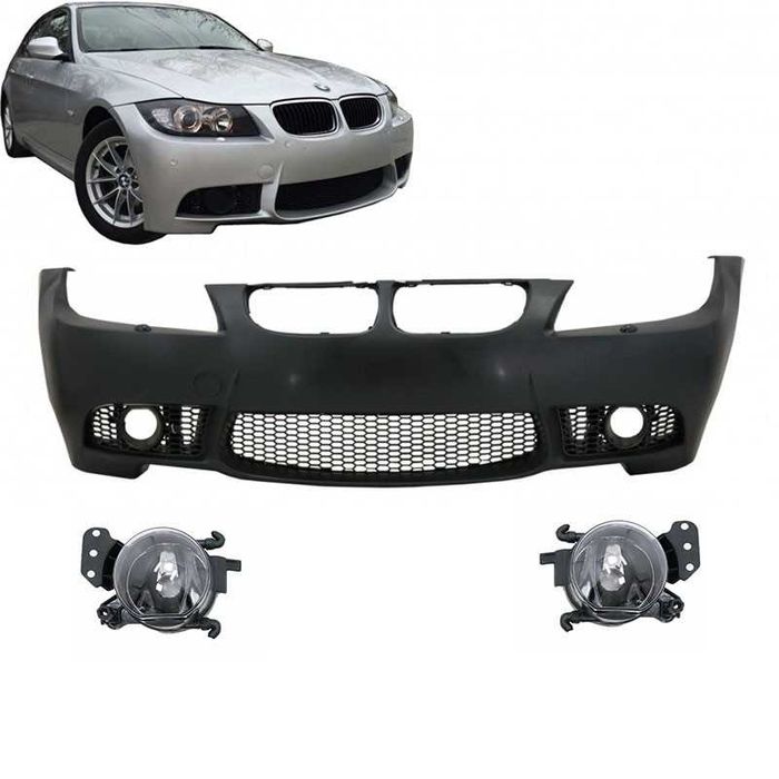 Предна M3 броня с халогени за BMW E90 / E91 Facelift (2008-2011)