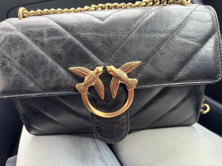 PINKO Дамска чанта ест. кожа