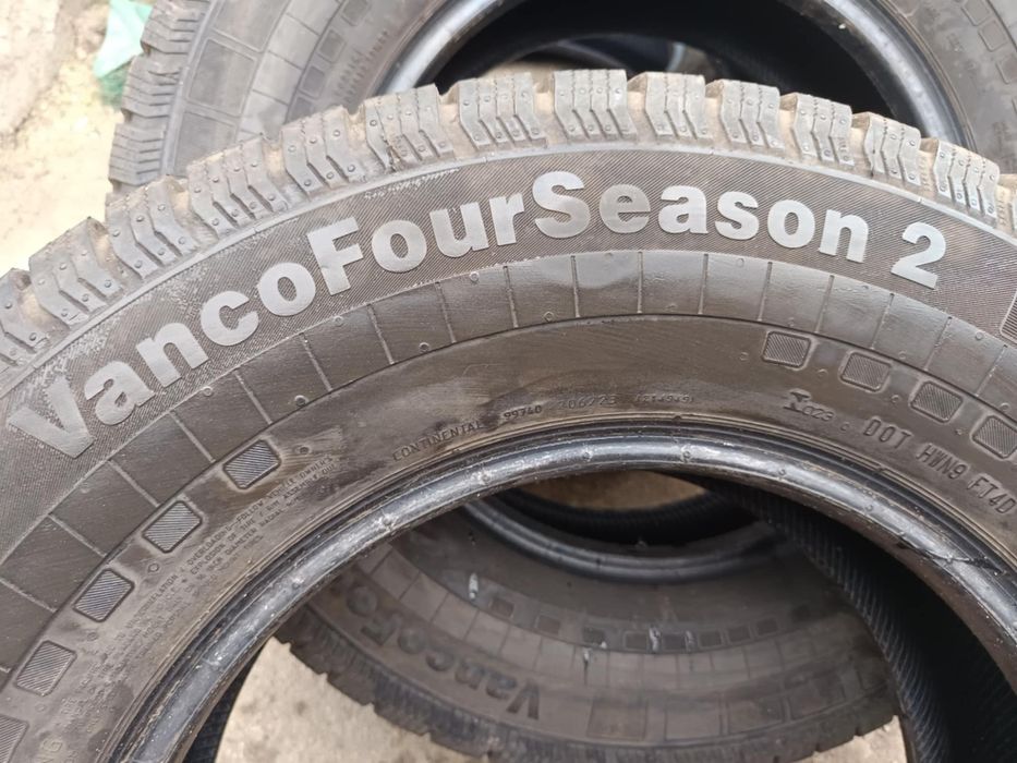 225/75/16 C . 4броя Cintinental VancoFourSeason 2.Гумите са в перфектн