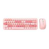 MOFII Клавиатура и мишка mini Wireless /bean pink/