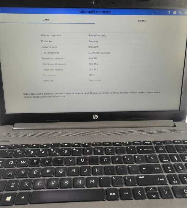 Laptop HP 250 G7 Intel i5, 1.60GHz, 8GB, 256GB SSD, Office, Windows 11
