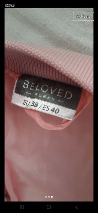 Geaca primăvară-toamnă, mărimea M