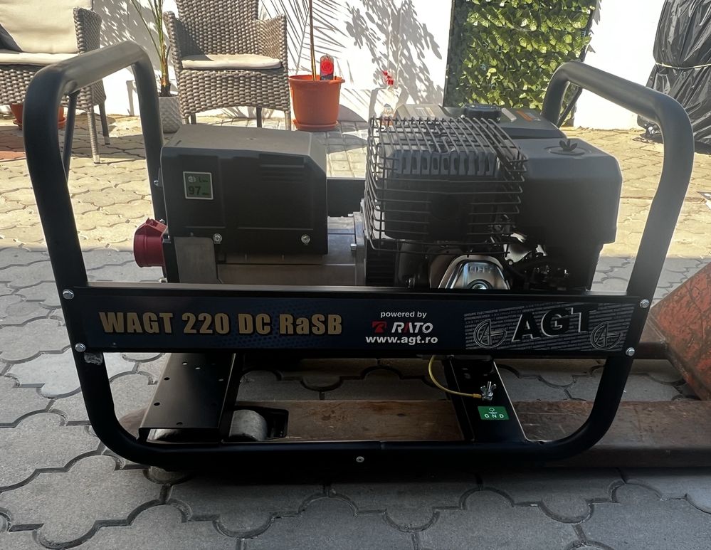 Generator curent 220v-380v cu aparat de sudura