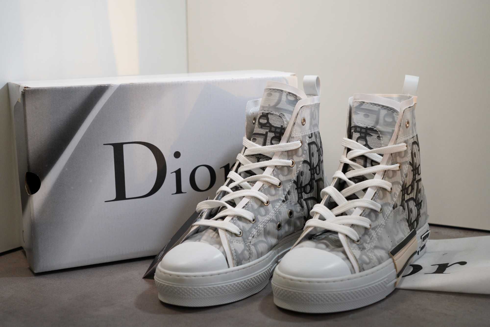 Adidasi DIOR Essentials B23 HIGH-TOP - Produs Nou - Full Box, Premium