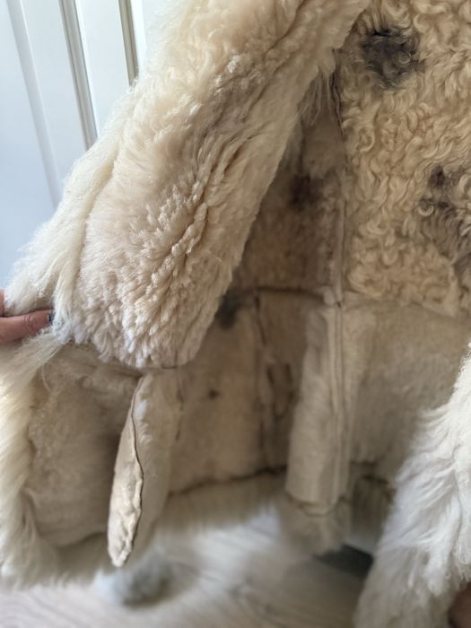 Cojoc dama blana oaie