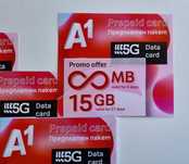 Мобилин интернет неограничен +15GB за месец на 5G скорост sim card
