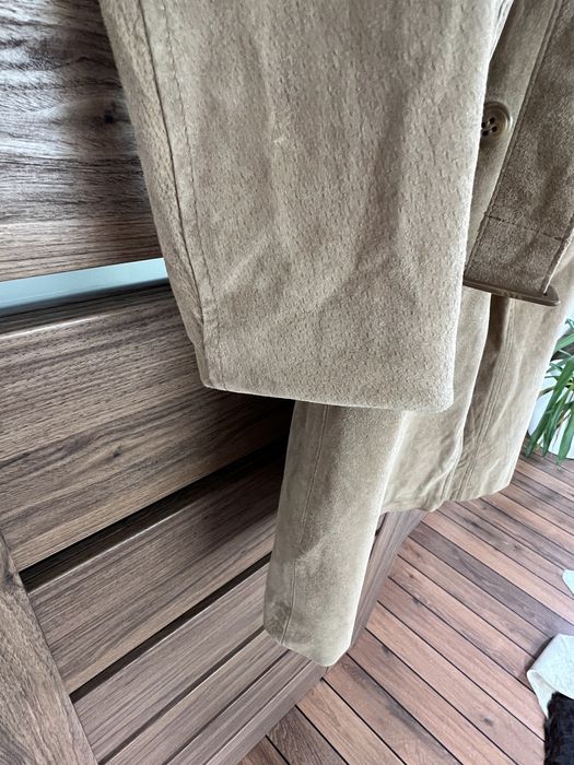 Trench din piele naturala S