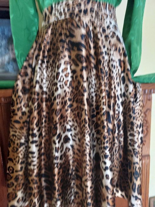 Fuste noi animal print- luxoase, vaporoase