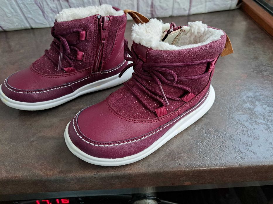 детски ботуши,зимни обувки,боти,Clarks,номер25 за момиче,кларкс