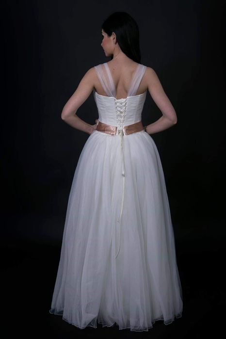 rochie mireasa 36 sau 38, corset reglabil