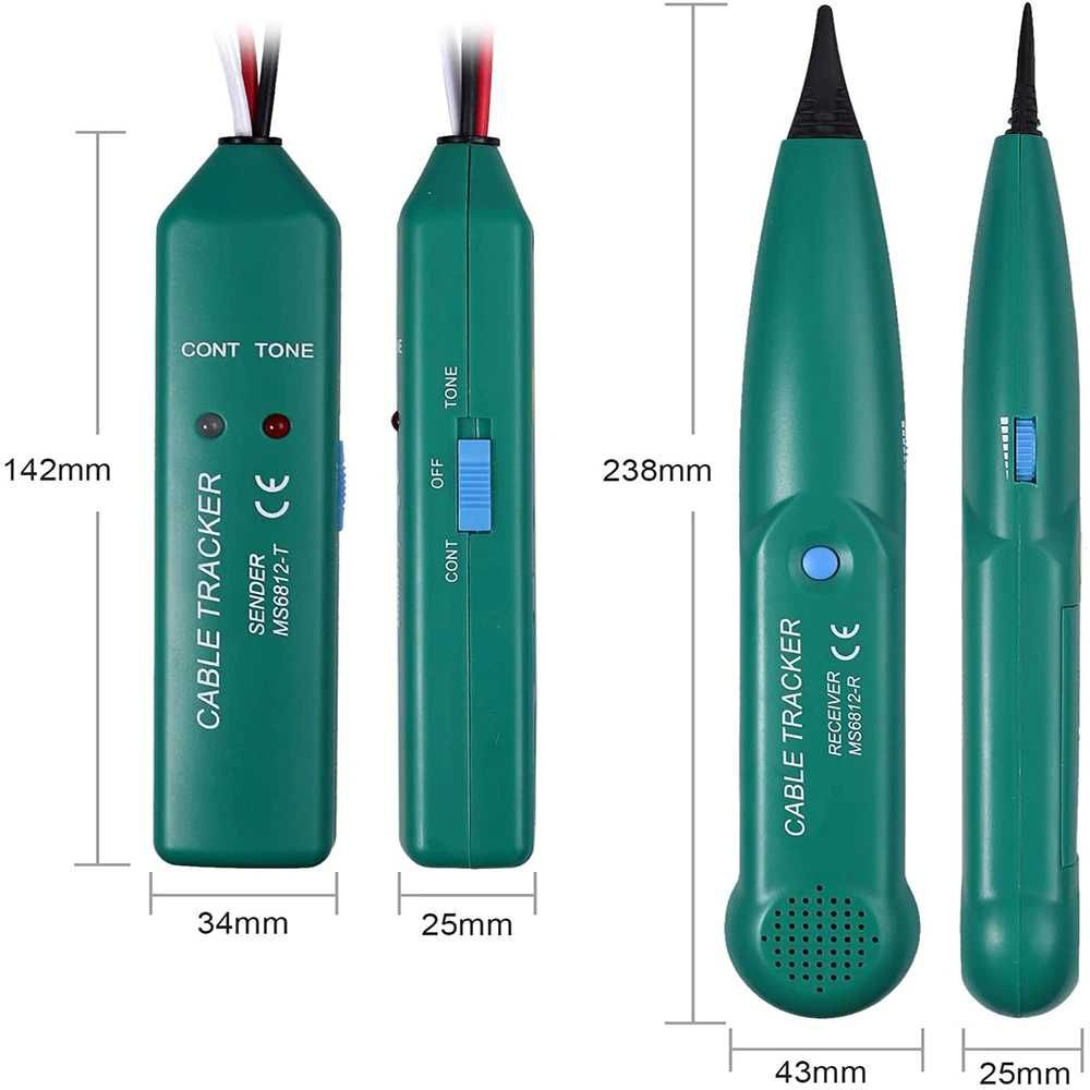 Тестер трассоискатель с генератором сигнала MS6812