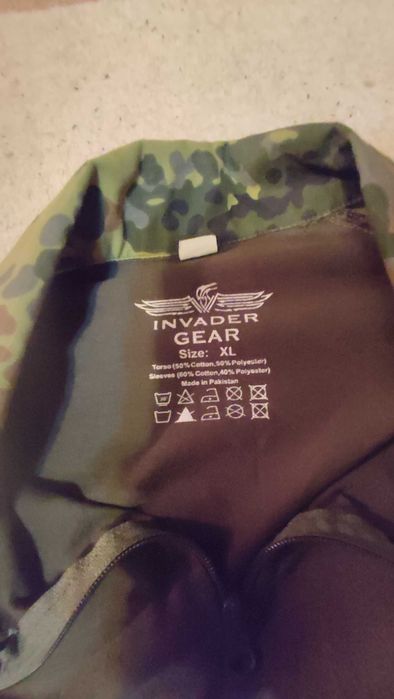 Costum combat flecktarn invade gear + parka germana set