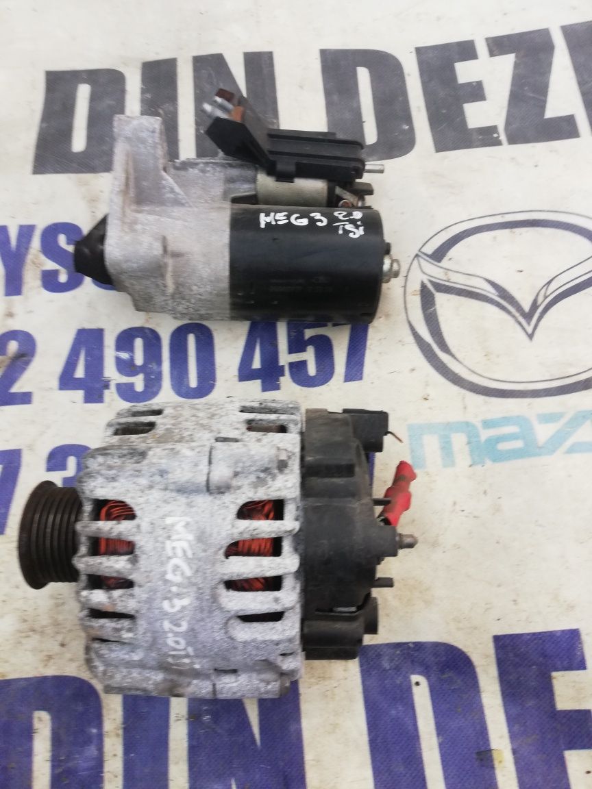 Alternator, electromotor Renault megane 3motor ,2.0 Benzina tce