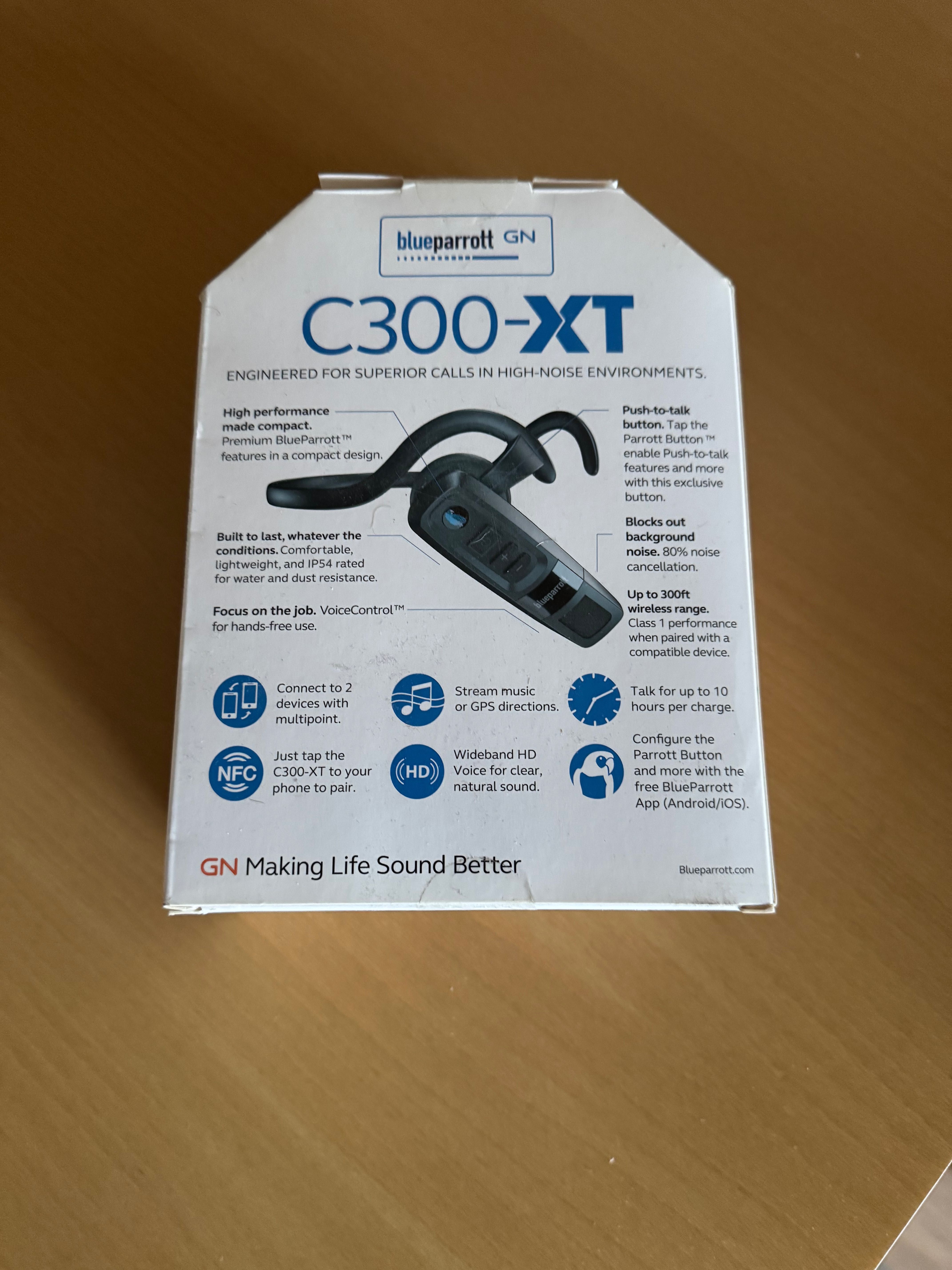 Професионална безжична слушалка BlueParrott C300-XT