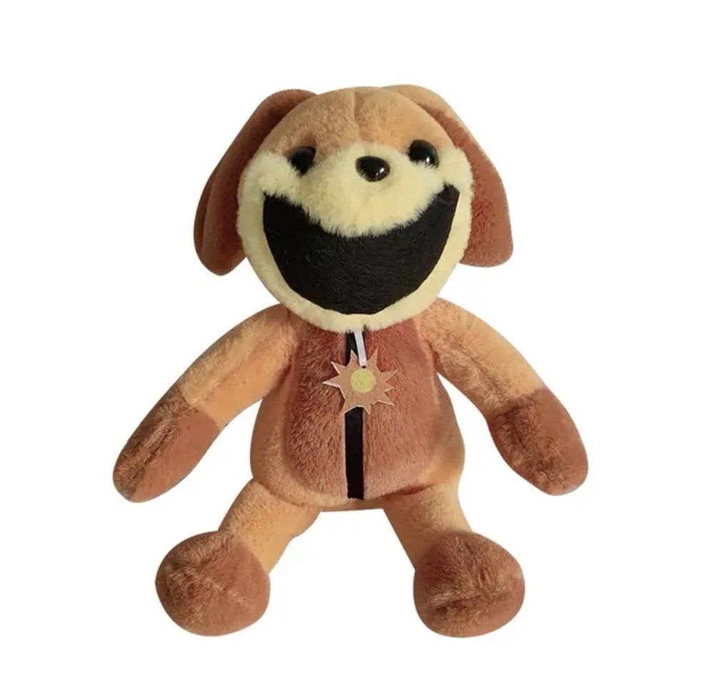 Jucarie de plus pufos, Smiling Critters, DogDay, 32 cm, NOUA