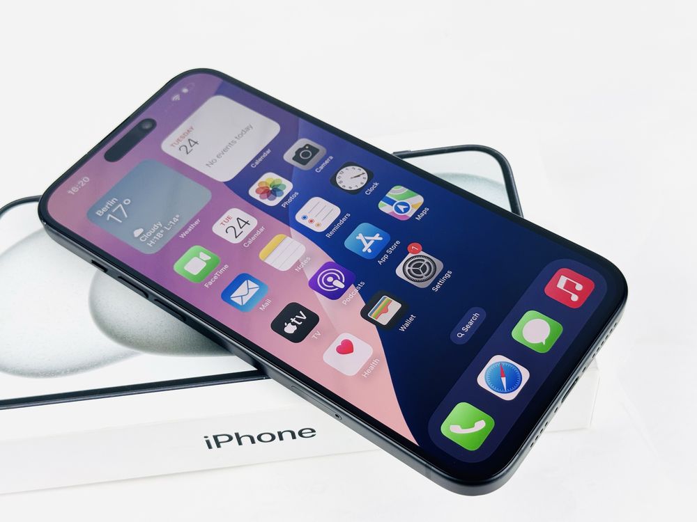 Apple iPhone 15 256GB Black 90% Батерия! Гаранция!