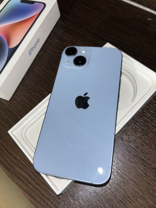 Phone 14 256 гб голубой цвет