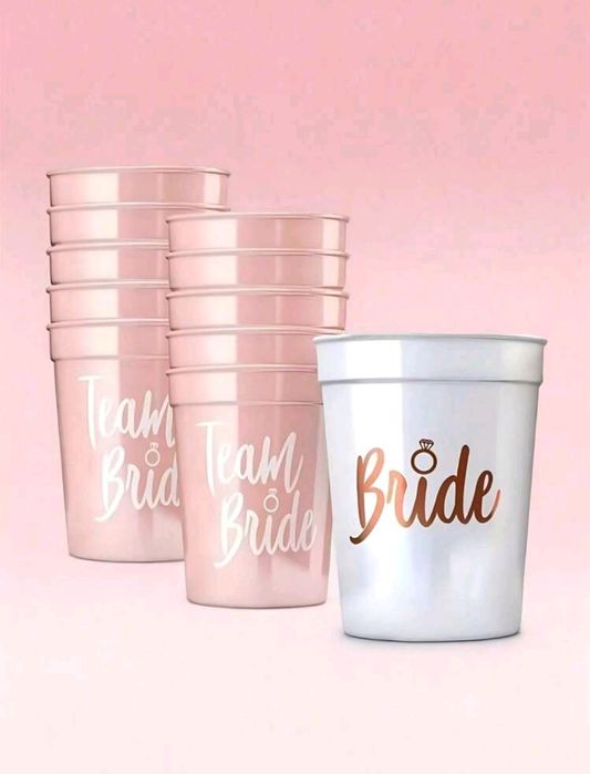 Set pahare „Bride & Team Bride