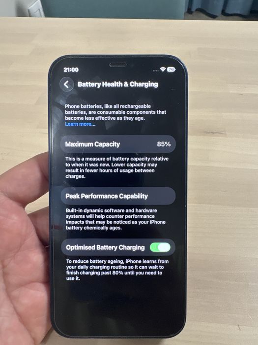 Apple Iphone 12 256mb Blue в добро използвано състояние