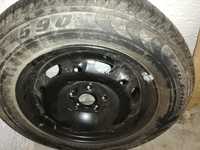 Roata rezerva 165 70 r14 5x100 vw, skoda, seat