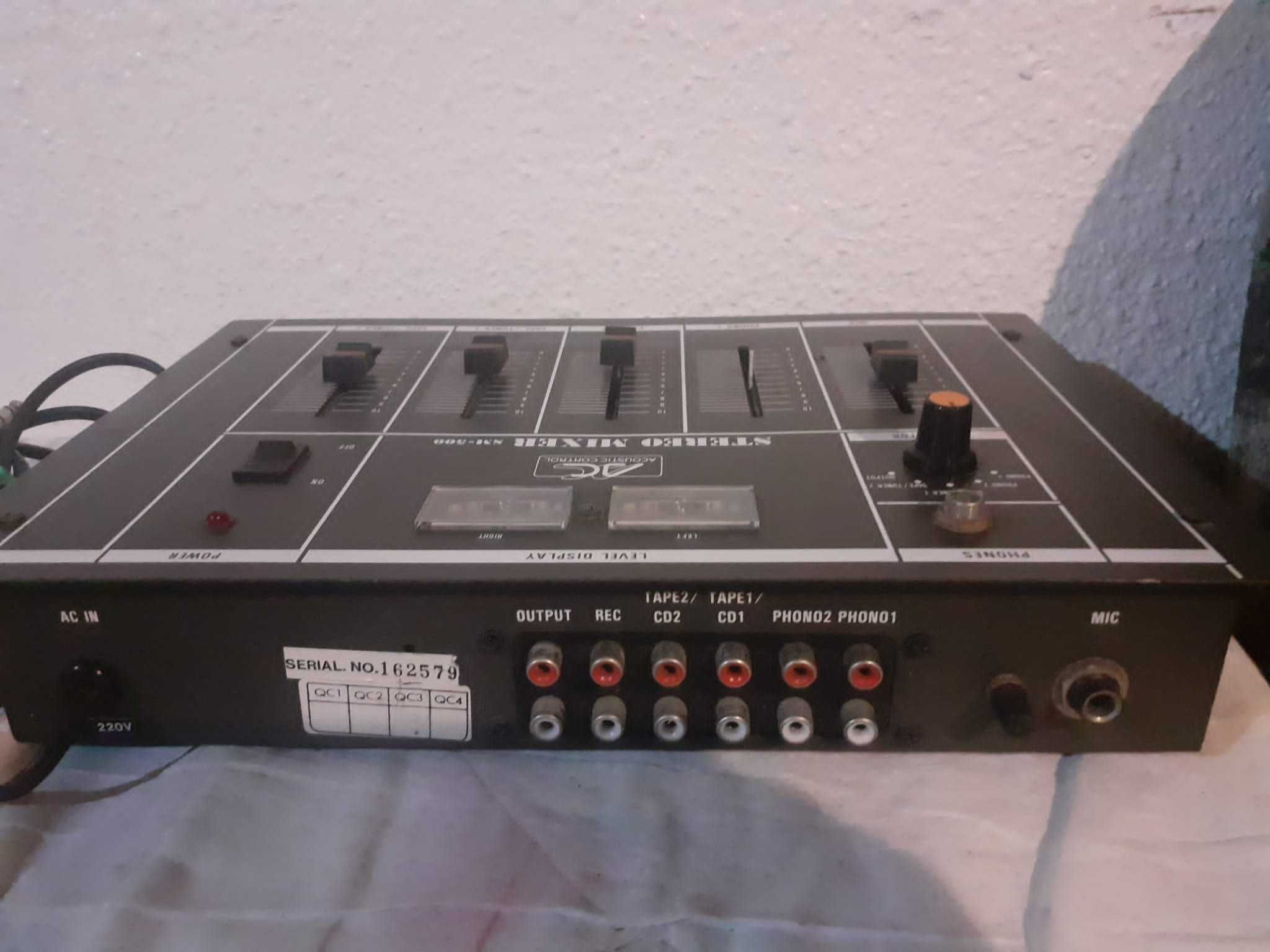 Amplificator Acoustic Control  PA-400 si stereo mixer SM-500