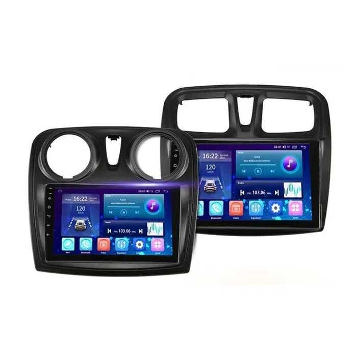 Navigatie GPS Android Dacia Logan 2 Sandero CarPlay Qled DSP 1-8GB