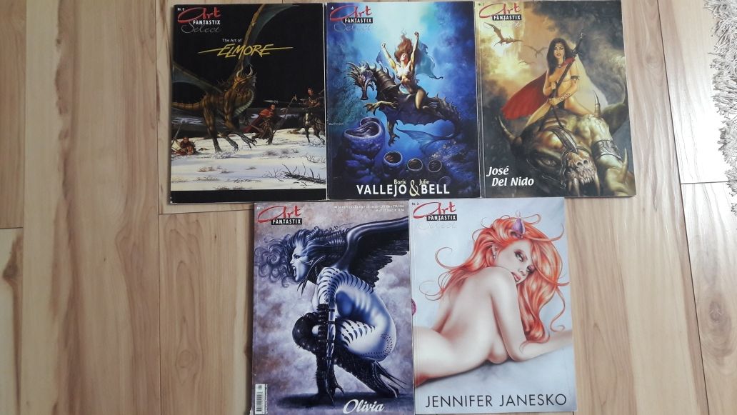 Reviste artă erotică și heroic fantasy Art Fantastix Select