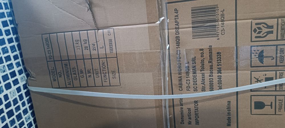 Cabină duș hidromasaj nouă