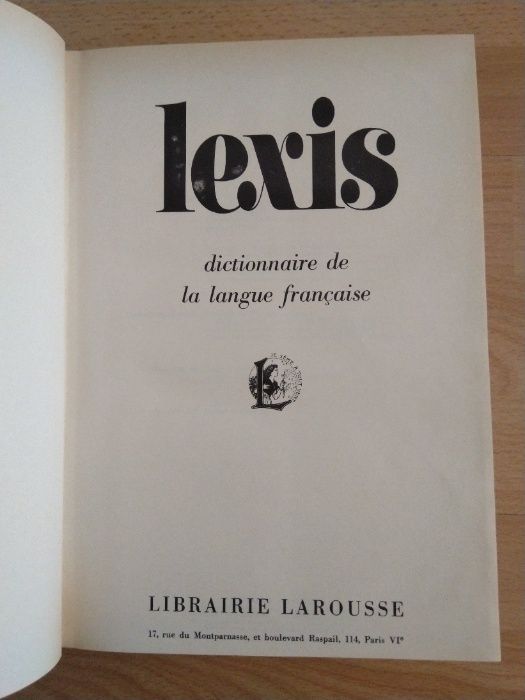 Lexicon Lexis Larousse (l.franceza)