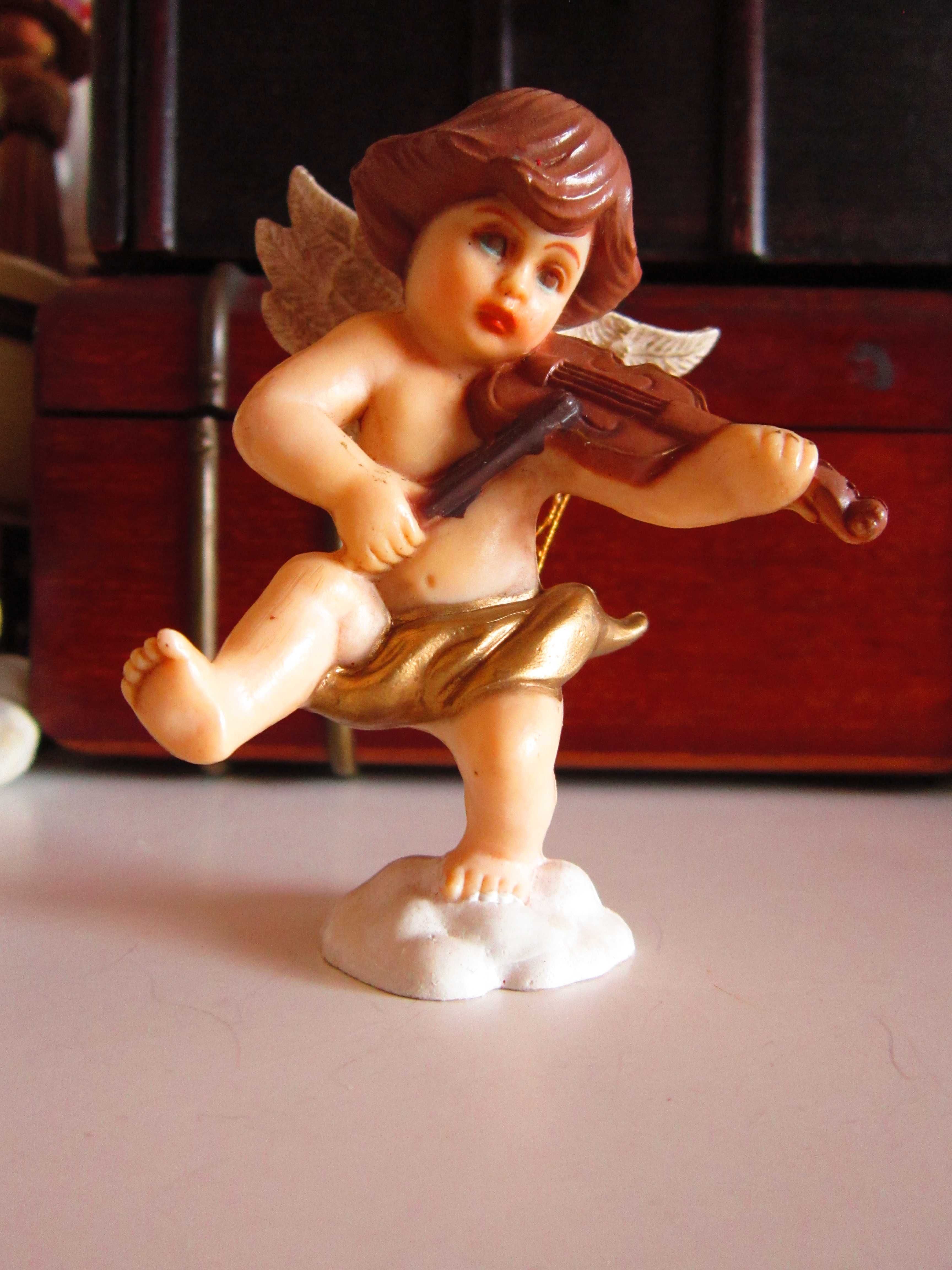 cadou rar Inger mic cu vioara figurina vintage Germania anii '60