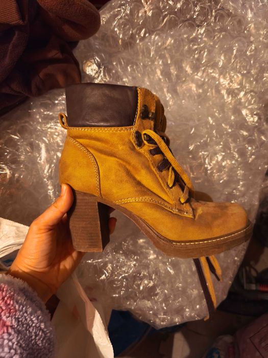 Боти с ток тип Timberland