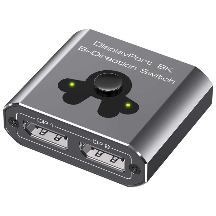 VEDINDUST Displayport Switch BiDirectional Splitter 8K-60Hz/4K-120Hz
