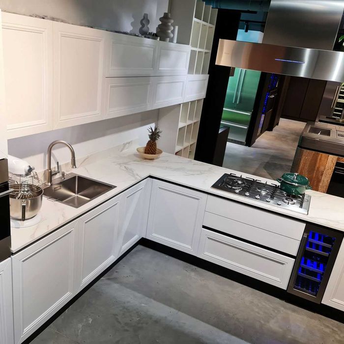 Chiuveta bucatarie inox CookingAid BOX LUX 57 + ventil automat 55*50cm