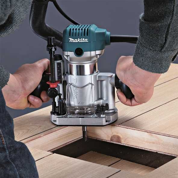 Freza Electrica Multifuncțională Makita RT0700CX2, 710 W, 3 variante