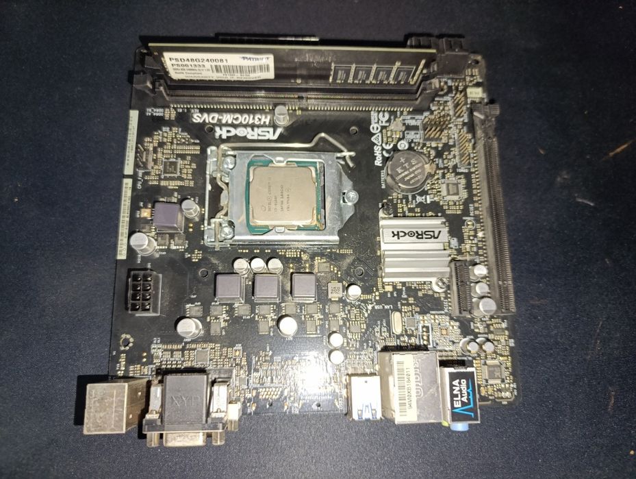 Материнка с процессором и ОЗУ