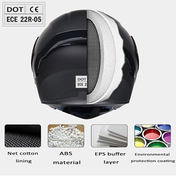 Мото каска LVS Helmet, каски за мотор, мотоциклет, мотокрос