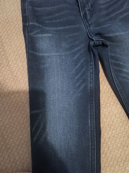 Blugi mărimea 110 cm, H&M, albastru inchis,talie reglabila,