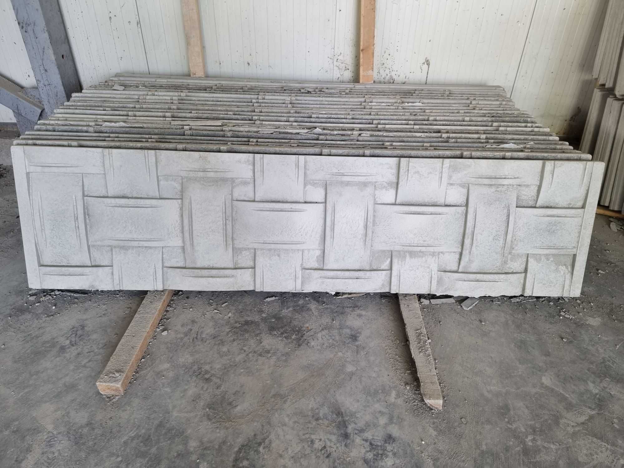 Garduri din beton si placi 3d diferite modele