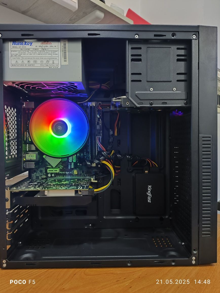 Отличный игровой компьютер (кейс) i5,16Гб, SSD,HDD,Video 4gb DDR5