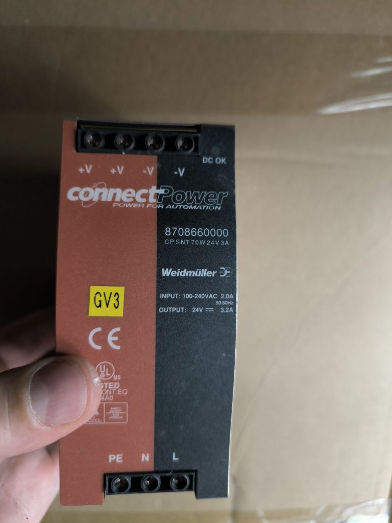 Источник питания Weidmuller CP SNT 70W 24V 3A